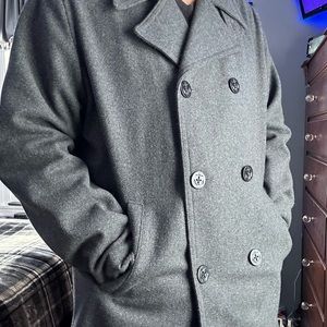 Men’s XL Old Navy Peacoat, Dark Gray, Great Condition, Hardly Ever Worn